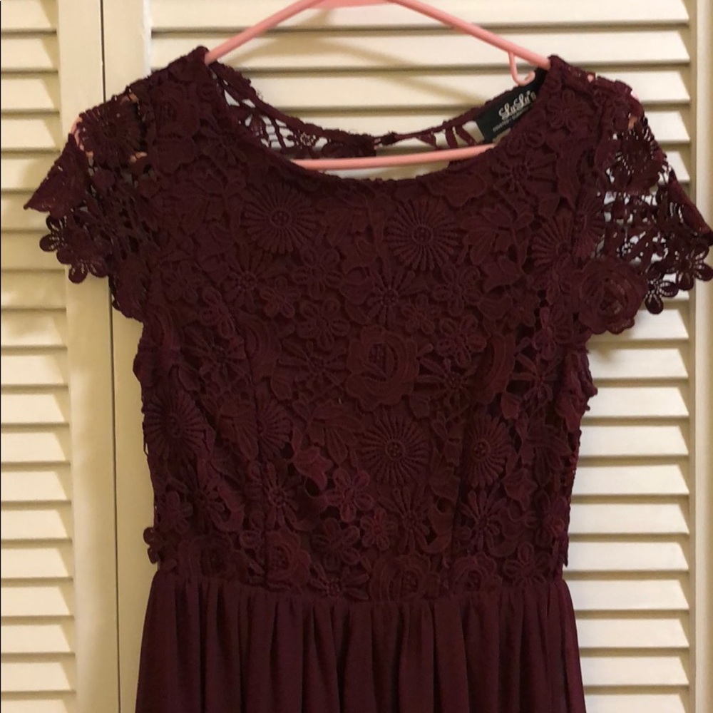 Burgundy Gown